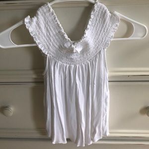 White Off the Shoulder Top